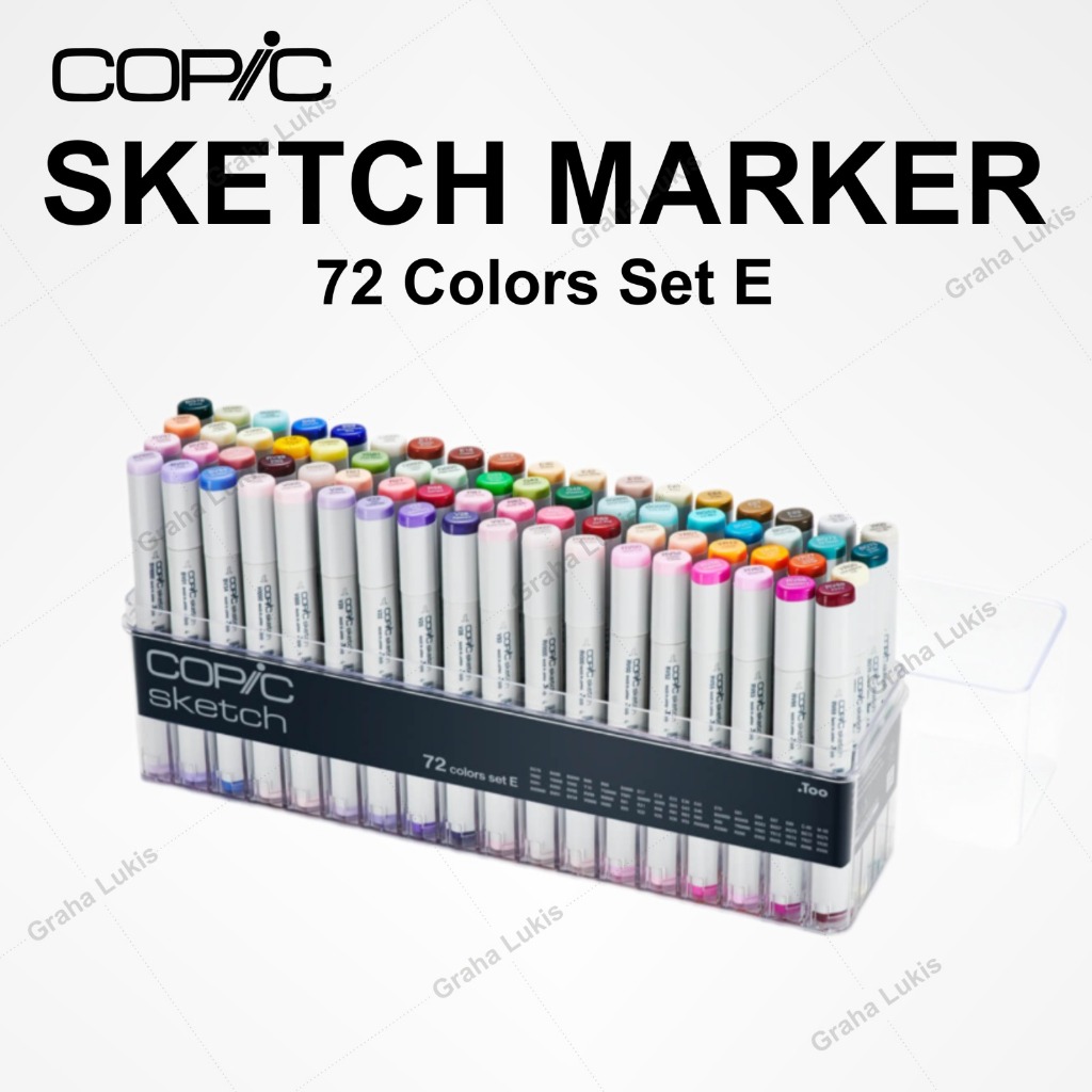 

Copic Sketch Marker Set 72 E / 72E