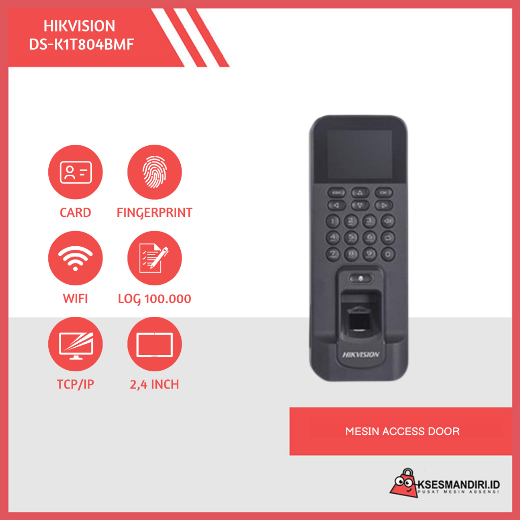 Mesin Access Control DS-K1T804BMF