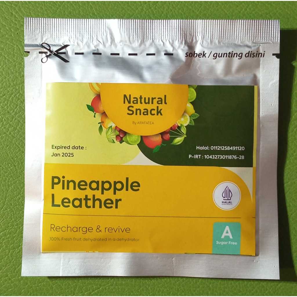 

Pineapple/Nanas Fruit Leather Sachet