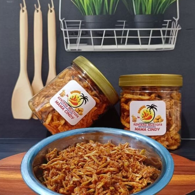 

SAMBAL MAMA CINDY - KENTANG MUSTOFA JAMINAN WENAK! makanan ringan/jajanan/cemilan/snack viral/manis, pedas, gurih, renyah