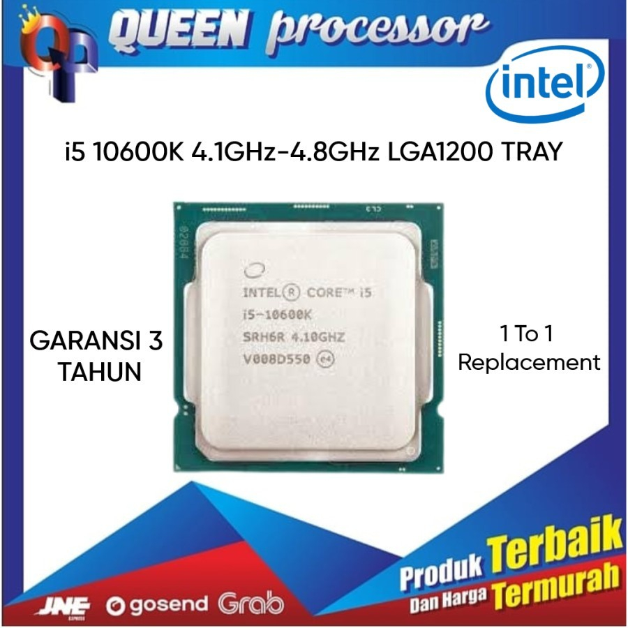 Processor Intel core i5 10600K 4.1 GHz TRAY Socket 1200
