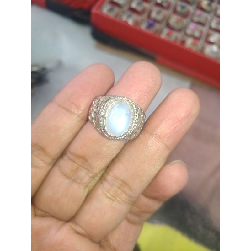 cincin batu Natural biduri laut asli srilanka