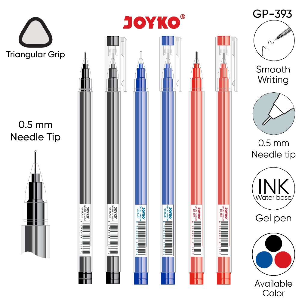 

Gel Pen Pulpen Pena Joyko GP-393 Leos Gel 0.5 mm