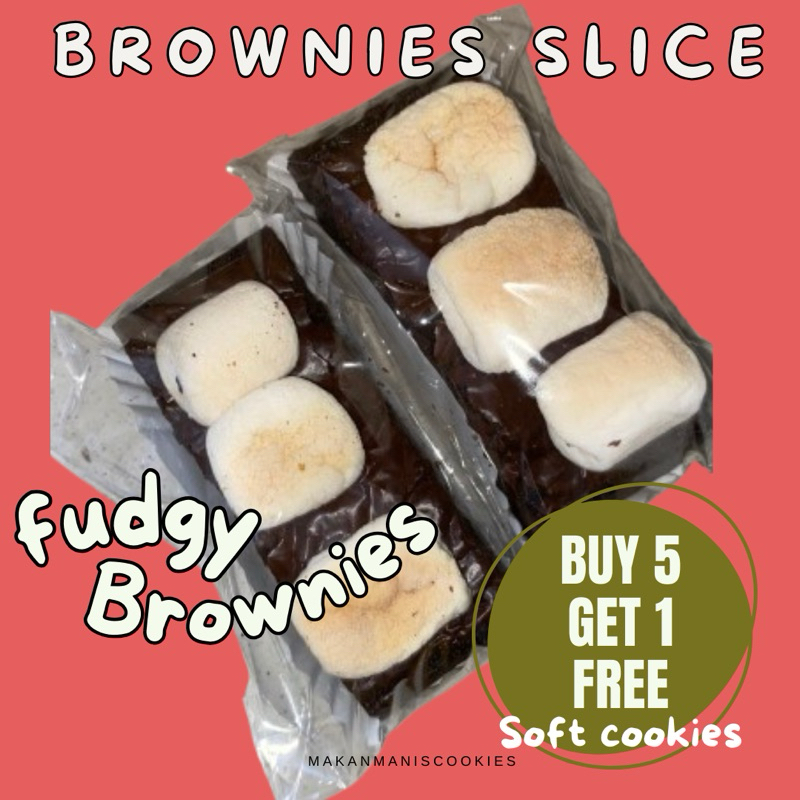 

FUDGY BROWNIES SLICE | bingkisan | hampers | kado