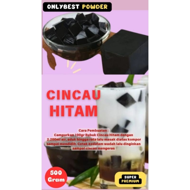 

Bubuk Cincau Hitam 1kg 22Ltr MURAH Super Premium Onlybest Powder / Cincau Bubuk / Bubuk Cincau 500Gram / Cincau Hitam