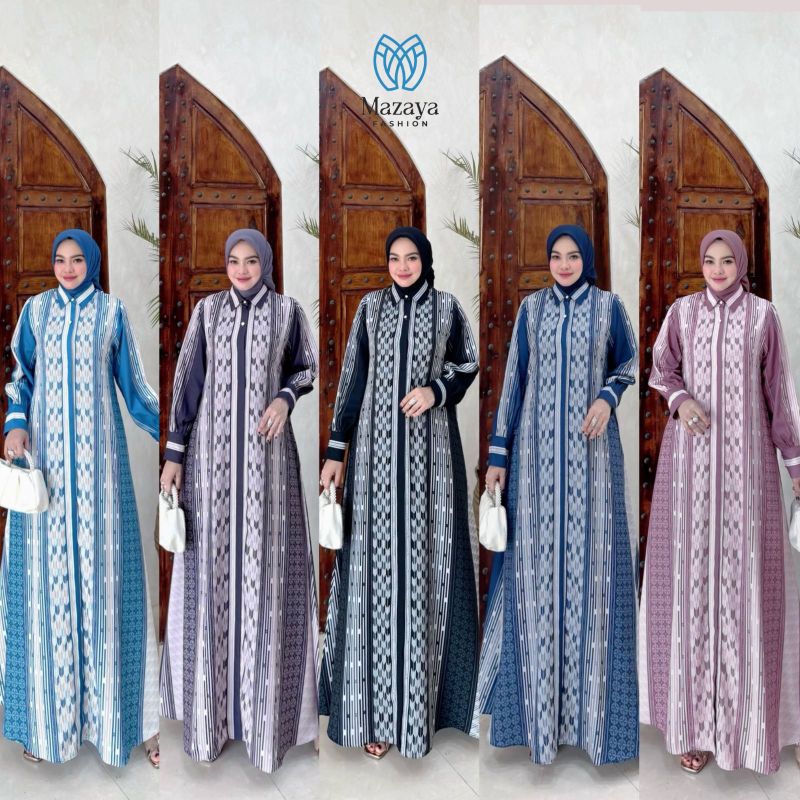 Gamis dress Terbaru Liora by Mazaya