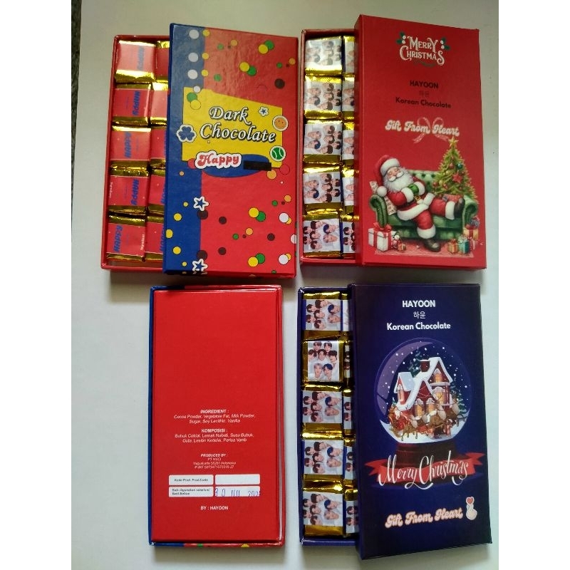 

Coklat Happy Seokjin, Coklat BTS, Coklat Hampers Natal