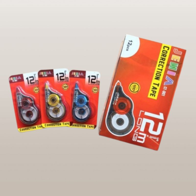

mdn Correction Tape/Tipe - X Kertas Jenia Isi 12 Pcs (1 Lusin)