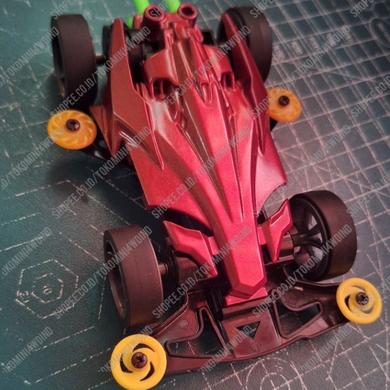 Rep Body Avante MK III Azure Custom Chassis Super2,VZ,TZ Warna Red Orange SAMURAI