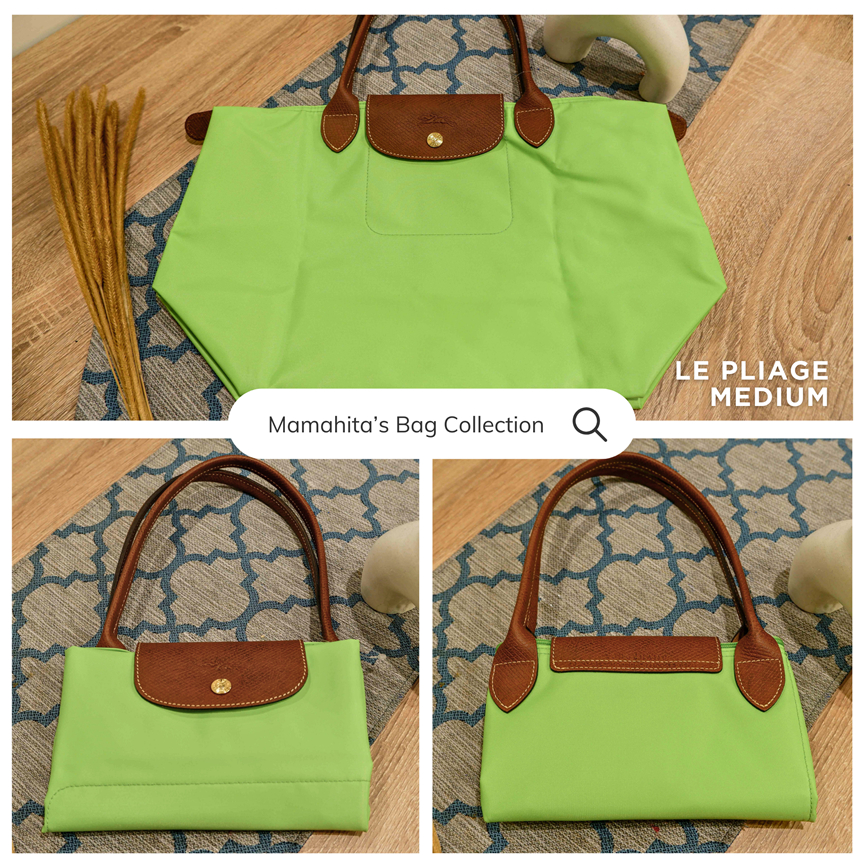 Longchamp Le Pliage Original M - Tote Bag - Neon Green