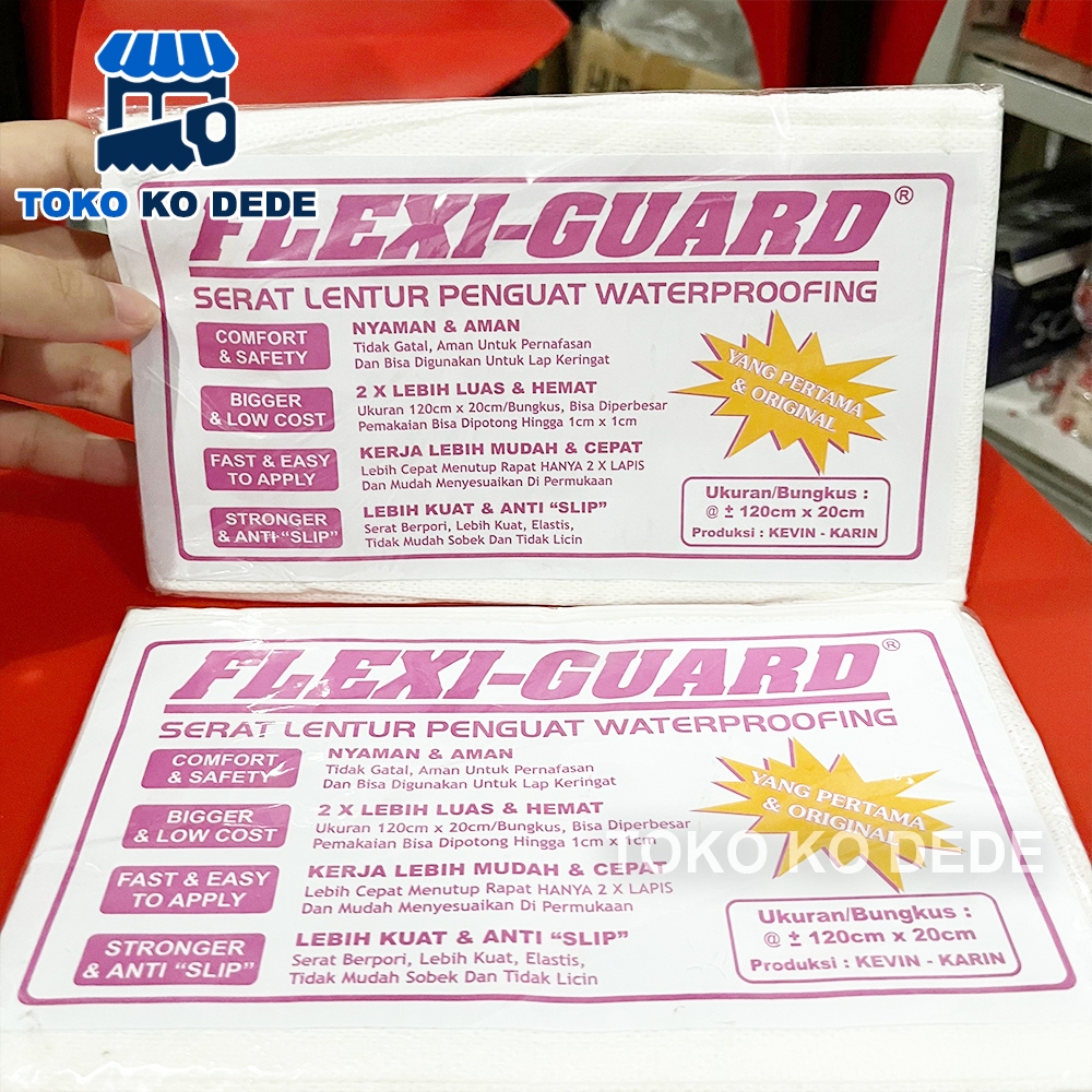 Flexi Guard / Serat Fiber Waterproofing / Pelapis Anti Bocor ukuran 120 x 20 cm ORIGINAL