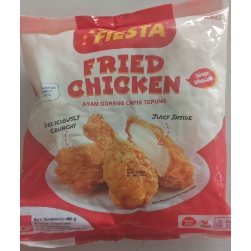 

Fiesta fried chicken 400gr /ayam goreng lapis tepung