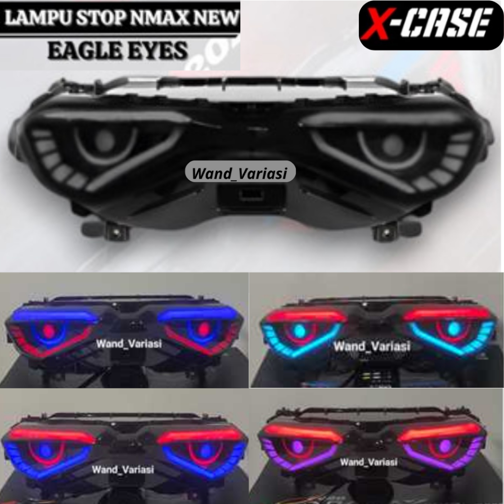 Lampu Stop Nmax New Running 2020-2024 XCase- Stoplamp Nmax New Running-Lampu Belakang Nmax New