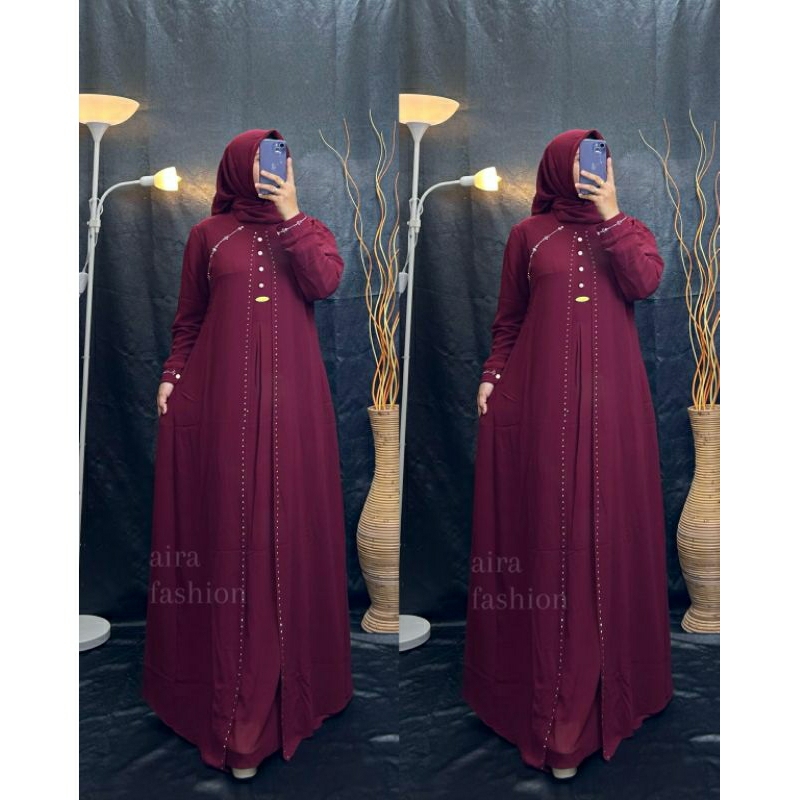 GAMIS CERUTI MALAYSIA REMAJA GAMIS MELAYU PUTIH HITAM BISA SERAGAMAN STANDARD JUMBO