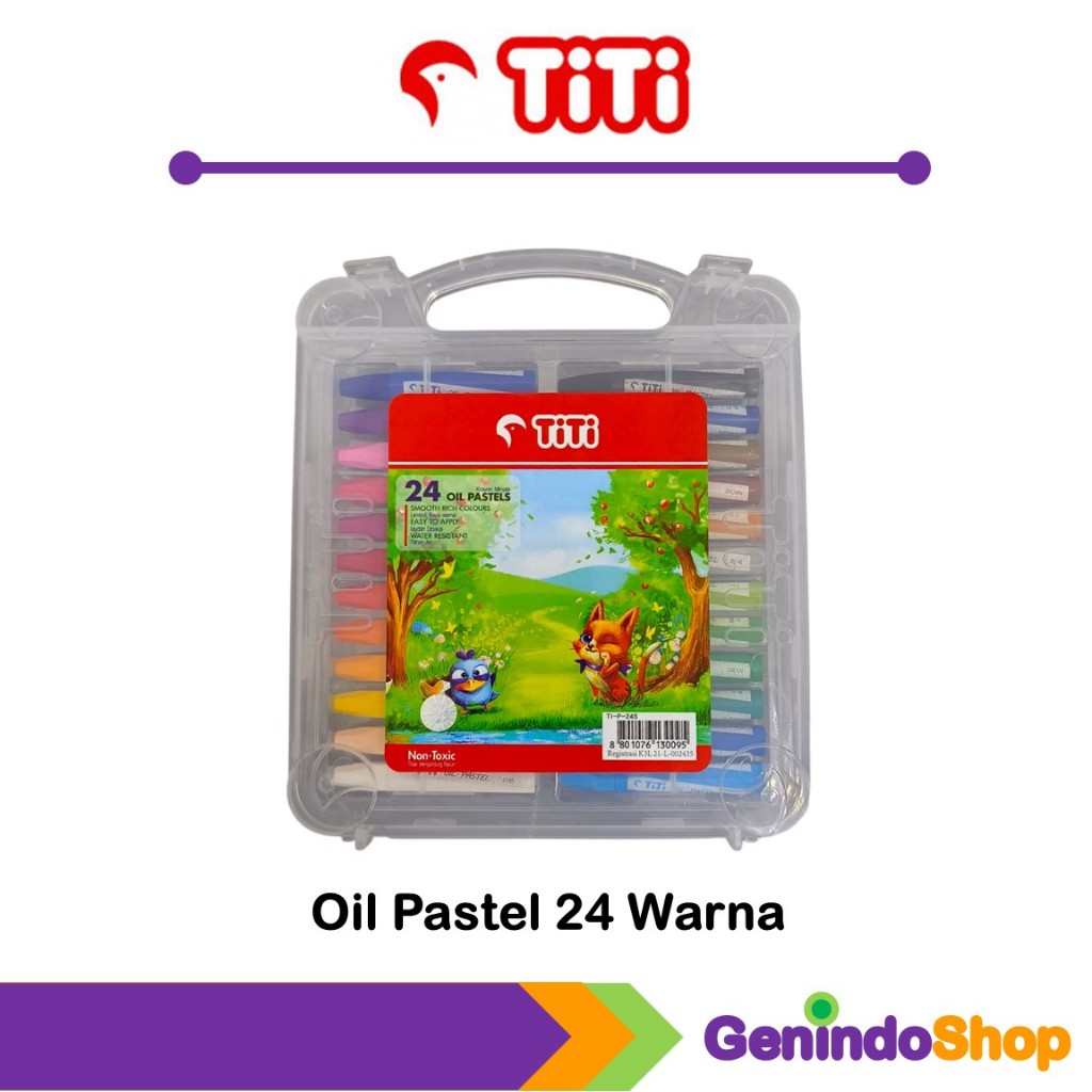 

Crayon Titi 24 Warna Oil Pastel