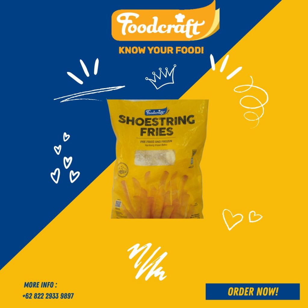 

Foodcraft Kentang Shoestring 1kg