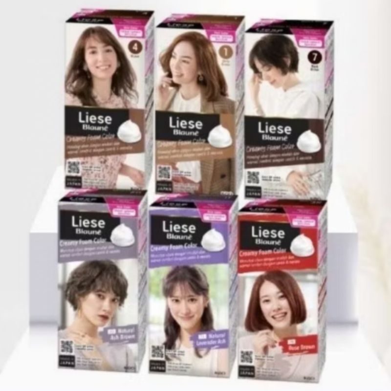 🩸ReadY🩸LIESE blaune creamy foam color brown, shiny brown, rose brown, black brown, natural ash brown