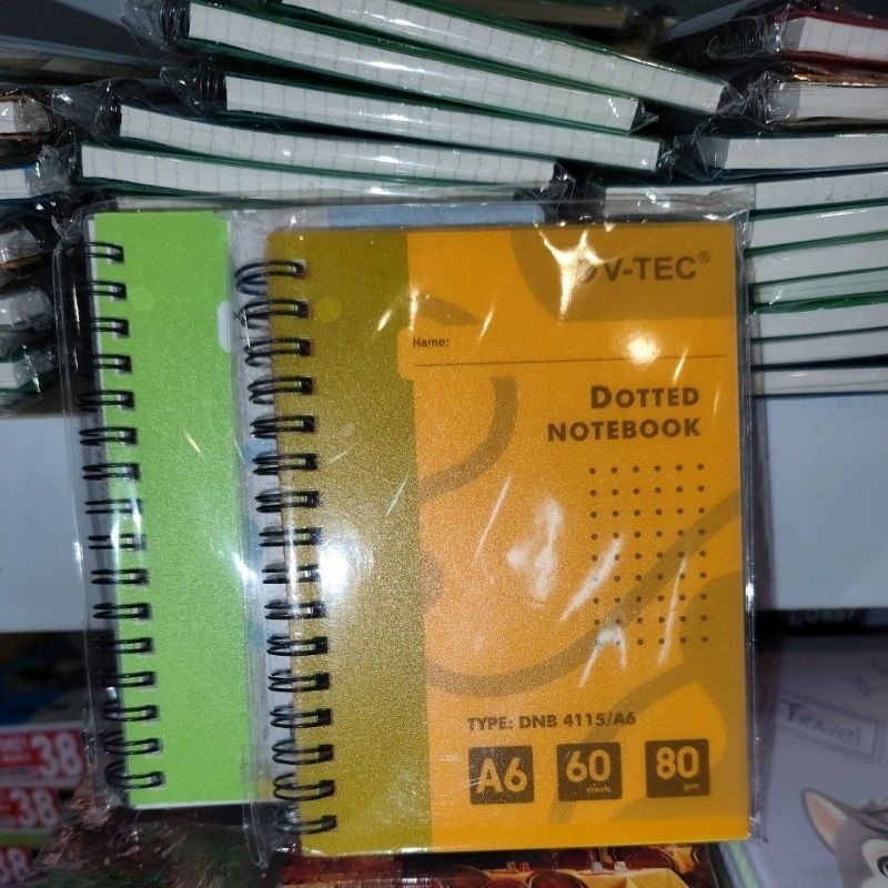 

V TEC NOTEBOOK A6 60 LEMBAR 80 GSM DNB 4115 GNB 5115
