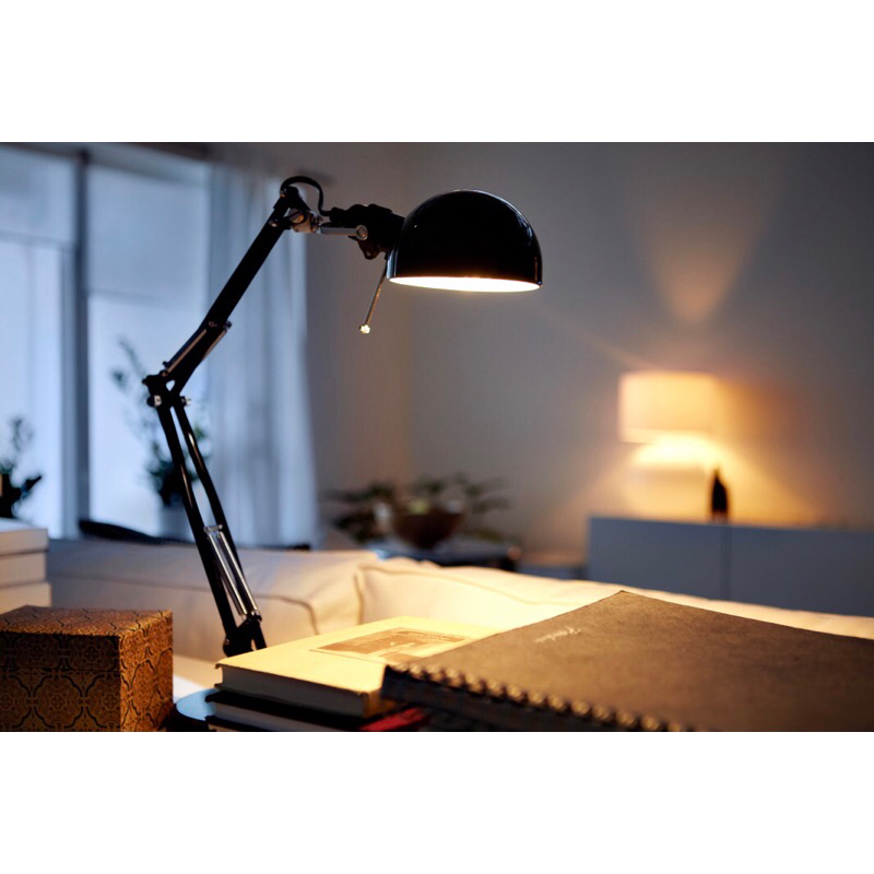 Lampu Kerja Belajar IKEA - hitam