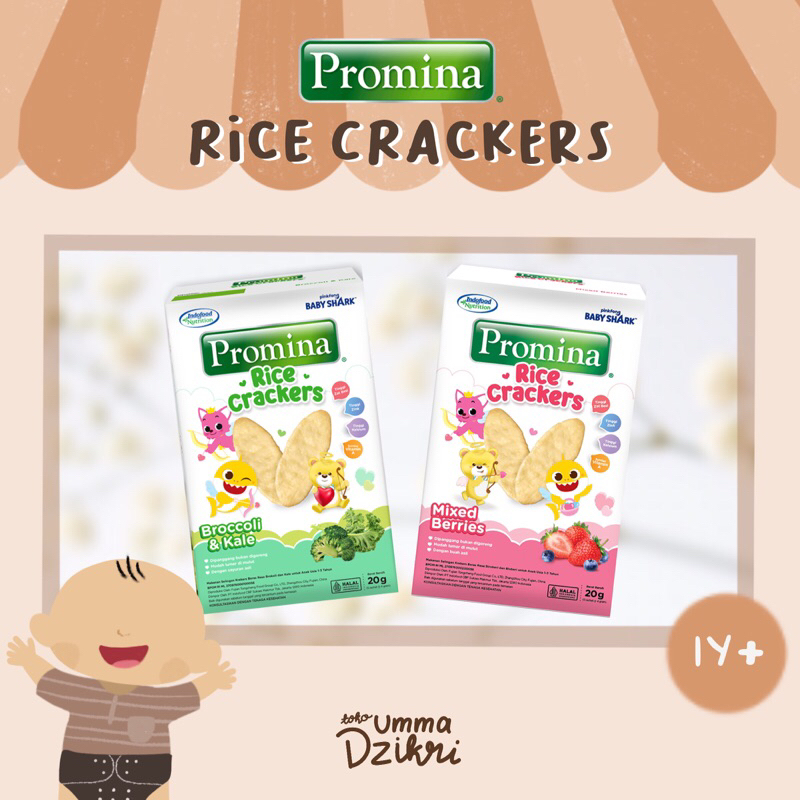 PROMINA - Rice Crackers | Cemilan Kudapan Snack Bayi (1 tahun+)