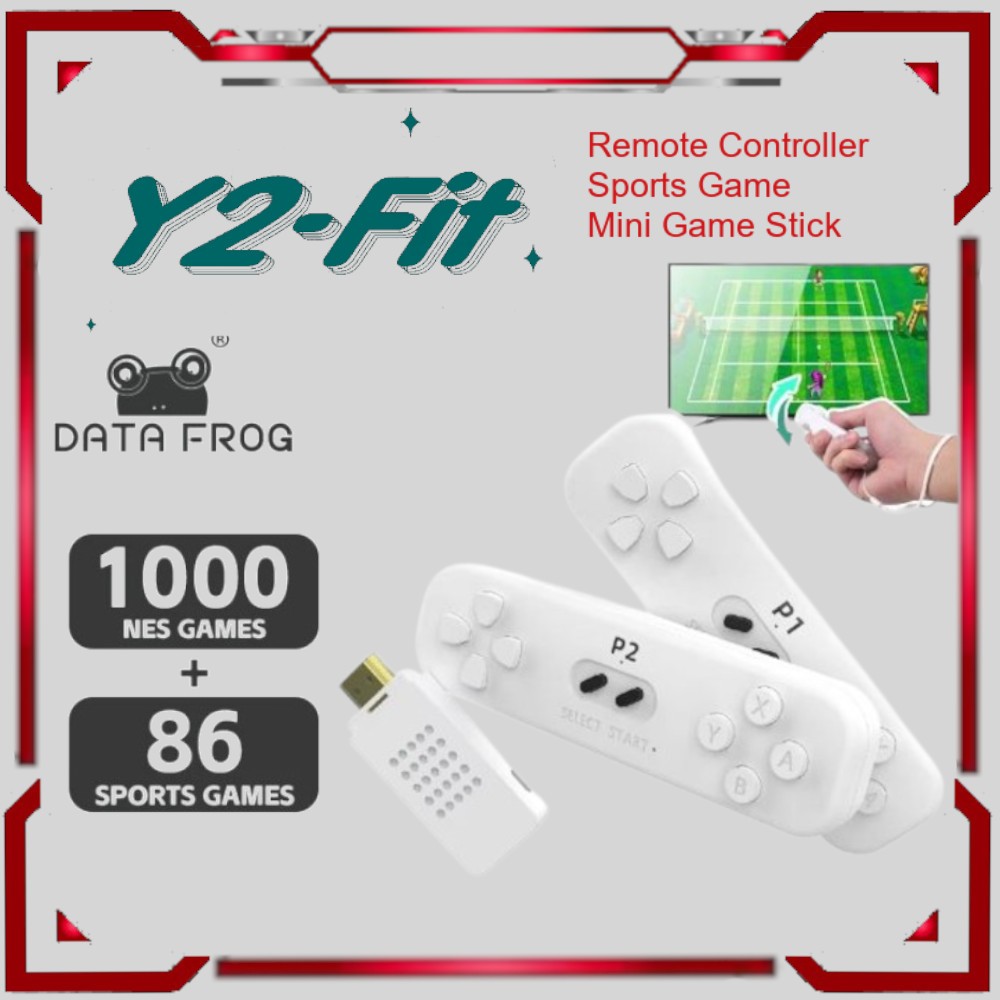 DATA FROG Y2 Fit TV 4K Konsol Game Penginderaan Gerak Game Console Interactive Somatosensory Wireles