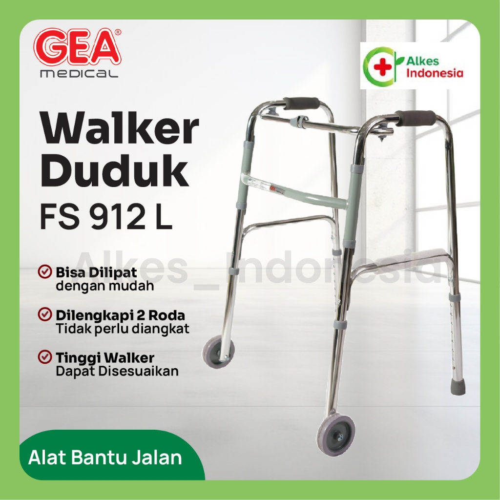 Walker GEA FS 912 L / Alat Penunjang Gerak Dengan Roda FS 912 L