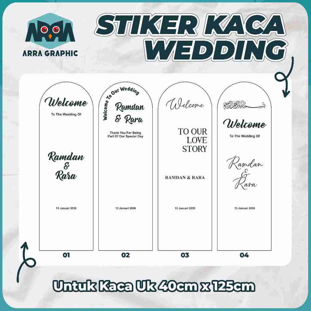 

Stiker Cutting Welcome Sign 40 x 125 / Dekorasi Lamaran / Wooden Sign / Wedding Sign / Pesta