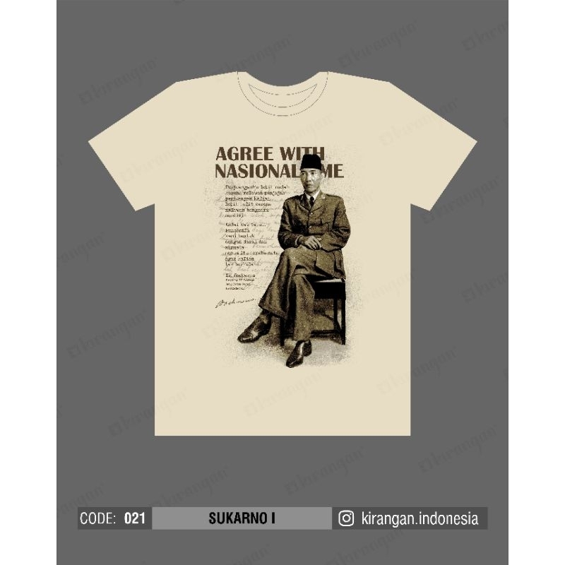 Kaos Kirangan Sukarno I