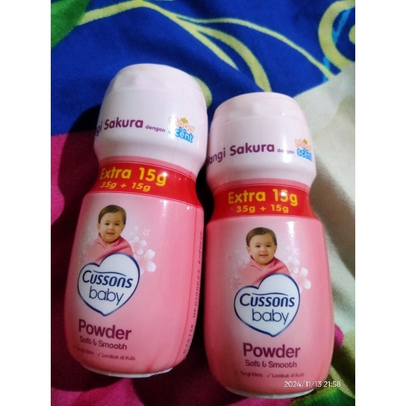 bedak powder cusson baby