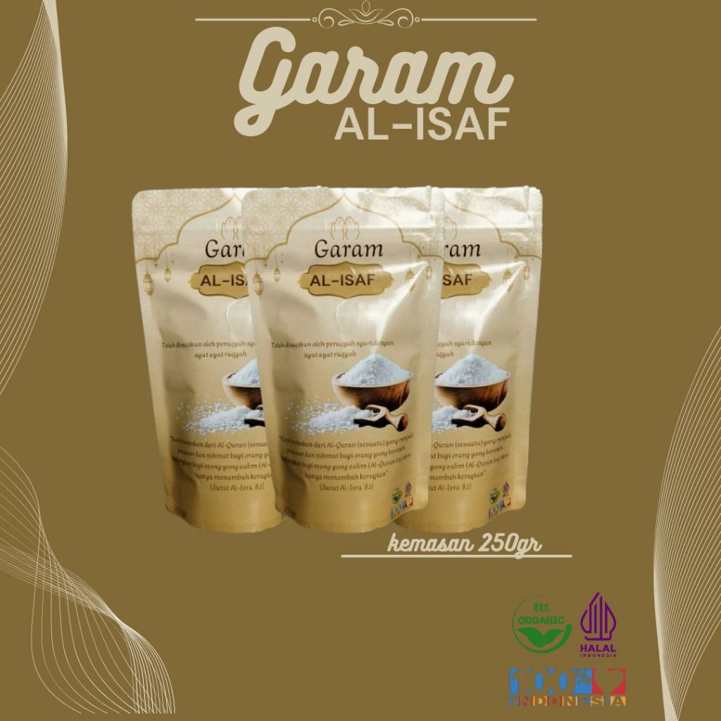 

Garam Rugyah Asli AL-ISAF Kemasan 250gr Membuang Aura Dan Energi Negatif
