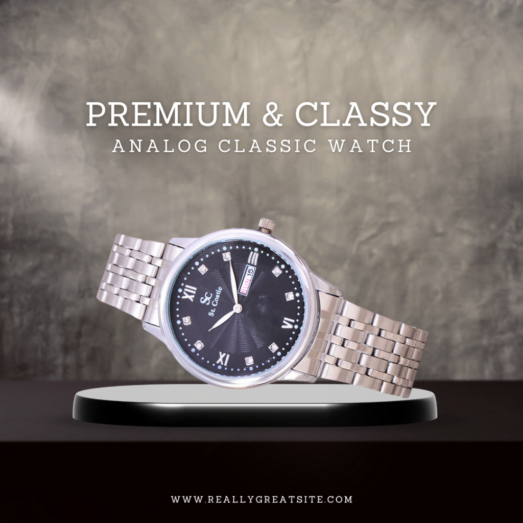 Jam Tangan Pria Stainless Steel Minimalis SC 8009