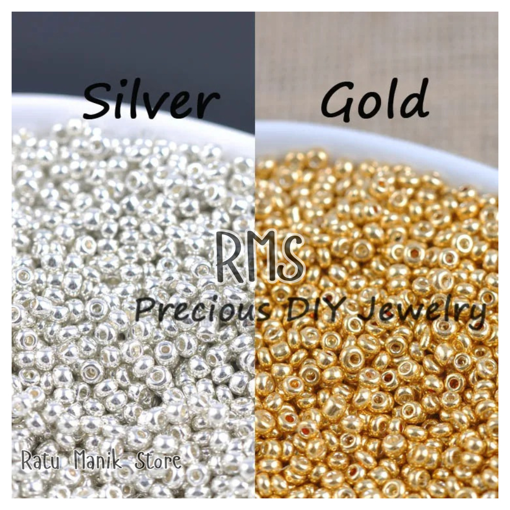 Manik Payet Pasir Gold Silver Isi 15 gram