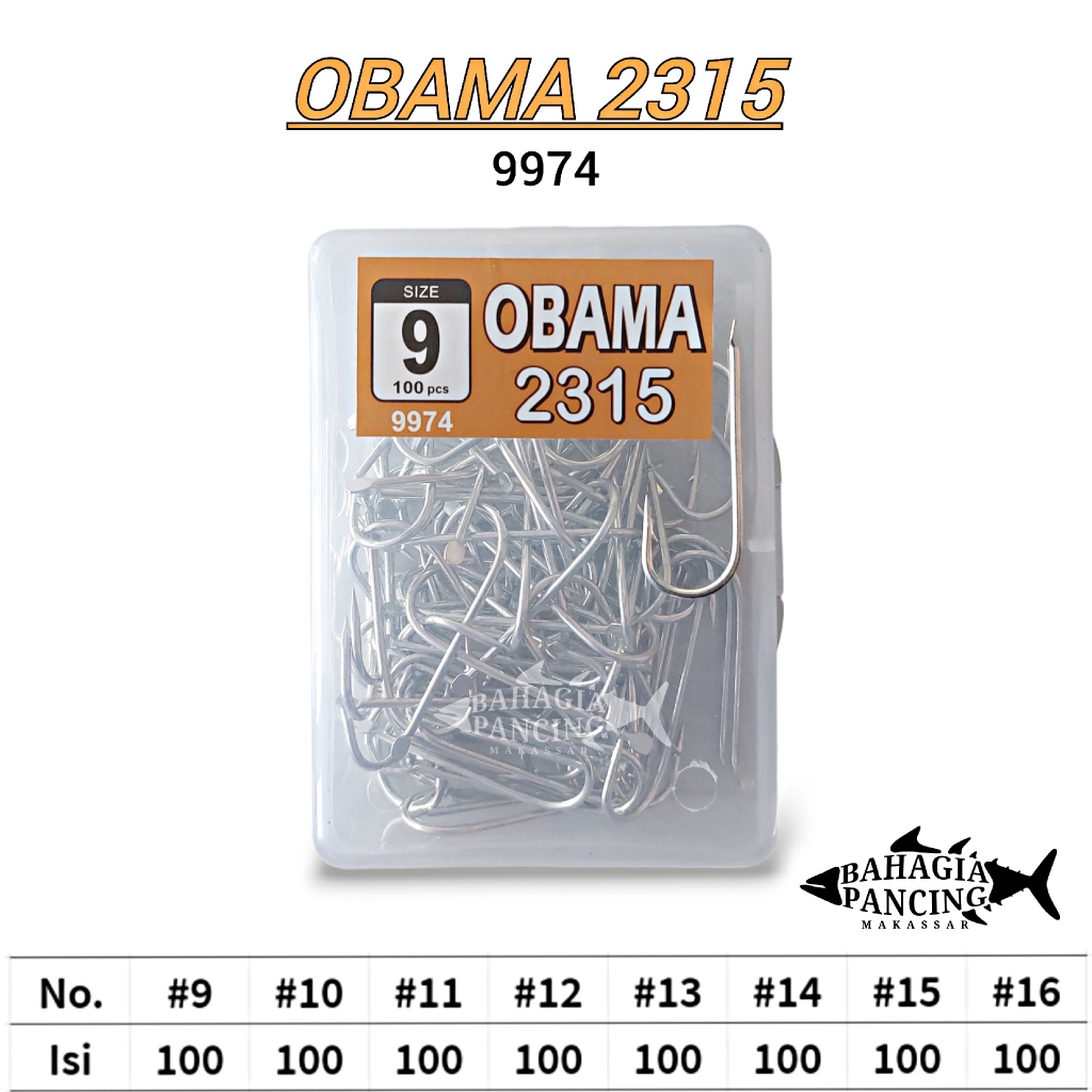 MATA KAIL PANCING OBAMA 2315 TANPA LUBANG