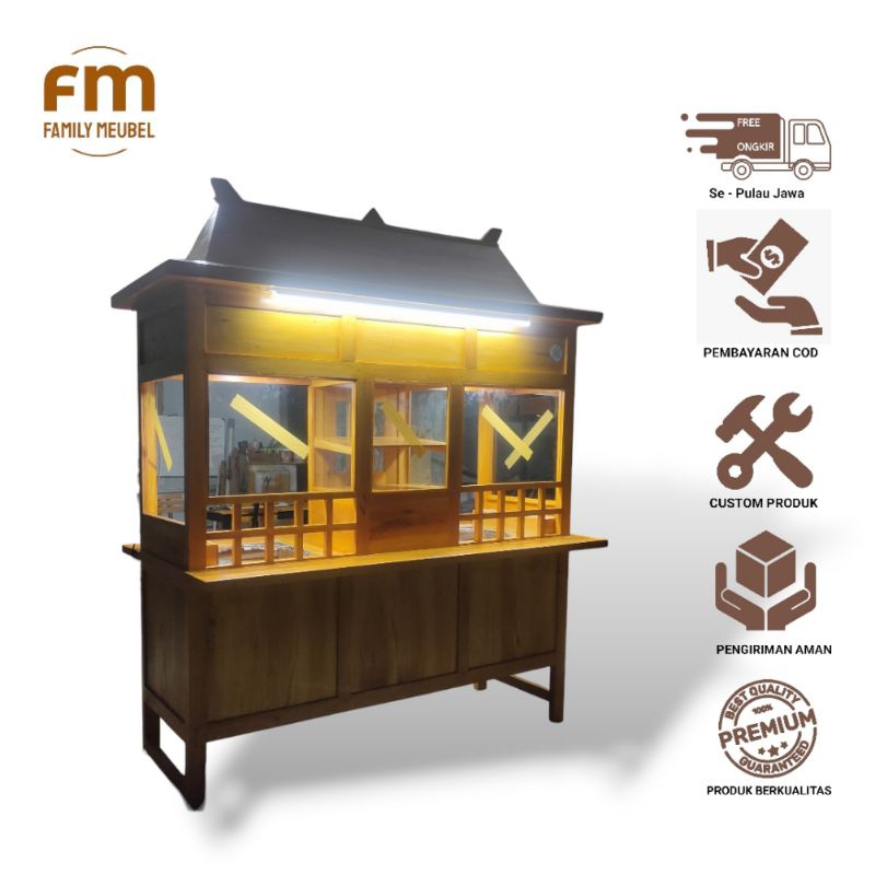 Gerobak mieayam bakso Joglo , Gerobak mieayam bakso kekinian, Gerobak mieayam bakso 2 tungku