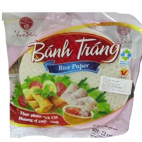 

Banh Trang rice paper kulit lumpia beras 22cm 200gr product of vietnam fr