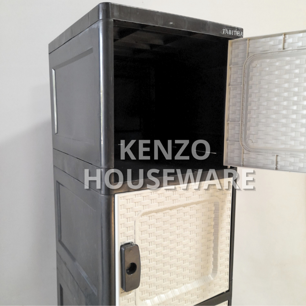 Terlaris Loki Susun 4 Lemari Laci Loker Plastik Baju 4 Susun Tabitha Serbaguna Minimalis