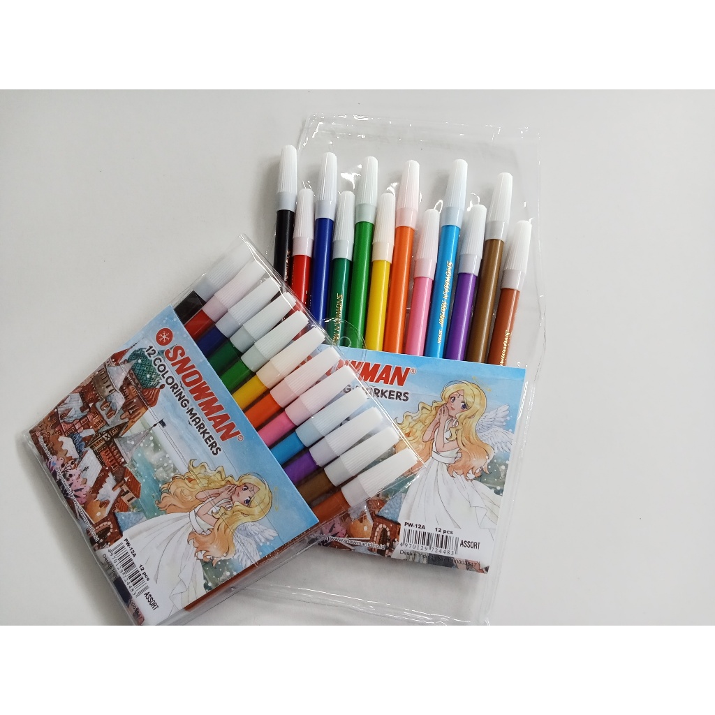 

Spidol Snowman 1 Set 12 Warna