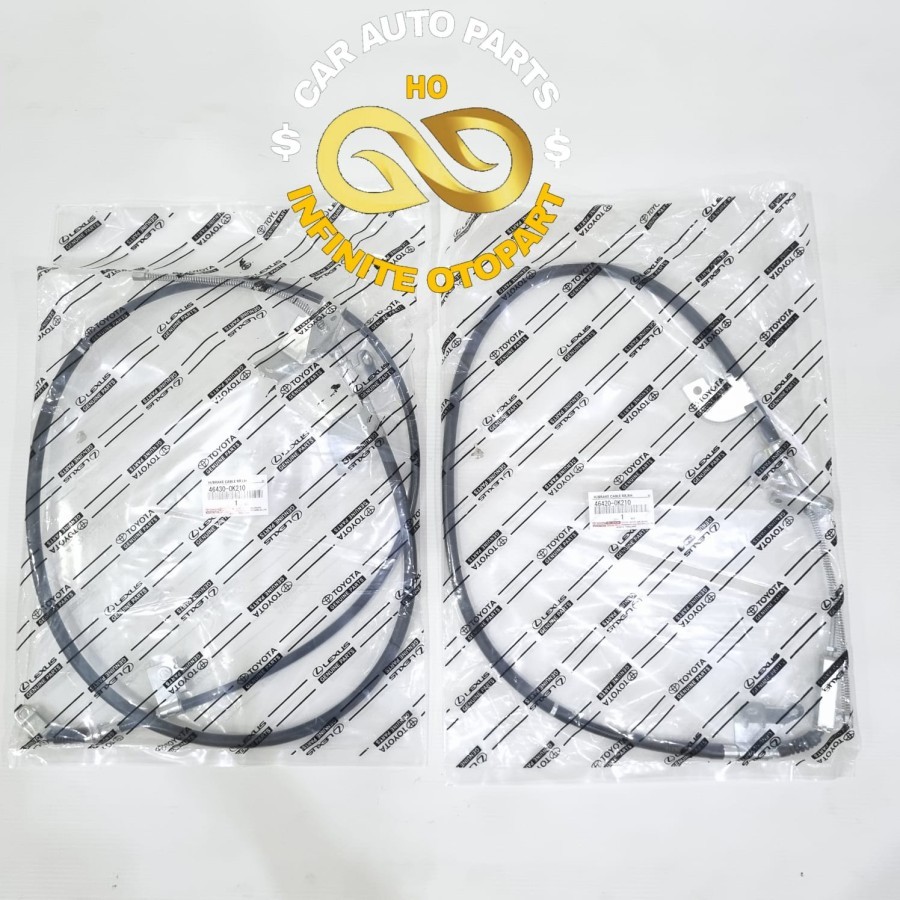 CABLE KABEL REM TANGAN BELAKANG SET KIRI KANAN HILUX REVO 46420-0K210 46430-0K210 QUALITY