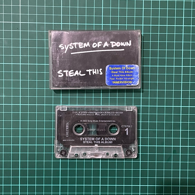 Kaset Pita System Of A Down - Steal This Album