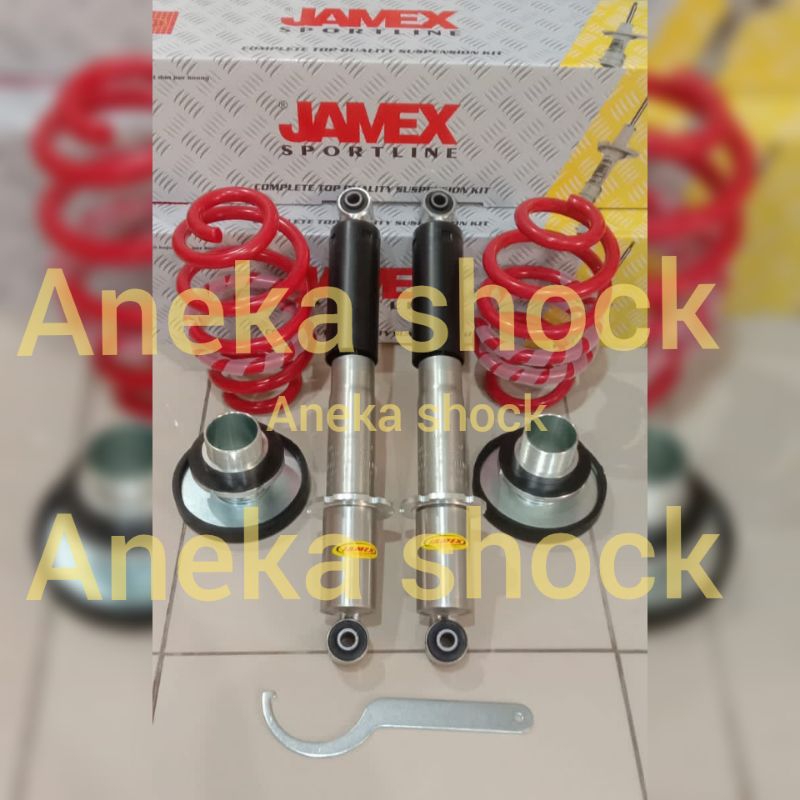 COILOVER SHOCK JAMEX ADJUSTABLE TOYOTA AVANZA VELOZ BELAKANG ORIGINAL