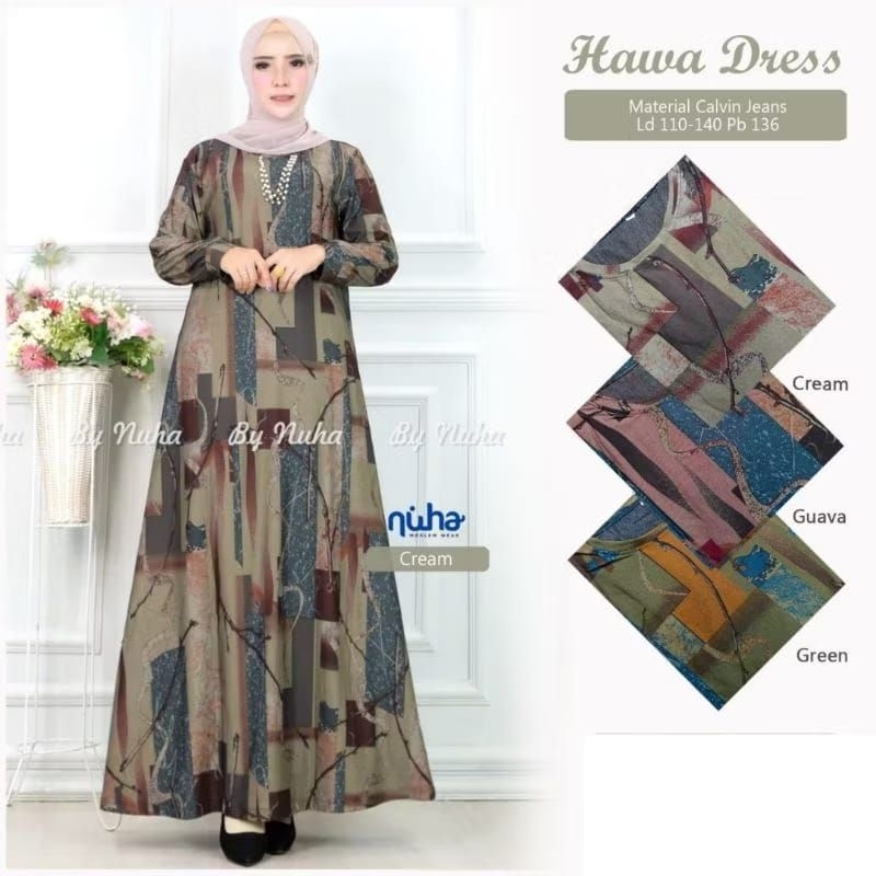 zivara Maxi dress nuha alfashion gamis oversize dress big size gamis jumbo ld120 ld 130 ld 140 gamis