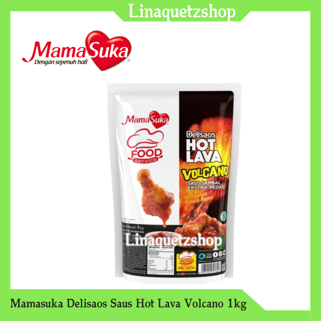

MAMASUKA Delisaos Saus Hot Lava Volcano 1kg