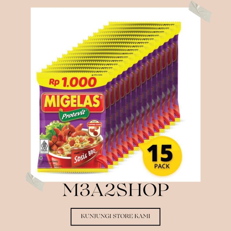 

MIGELAS SOSIS BBQ RENCENG ISI 15 SACHET