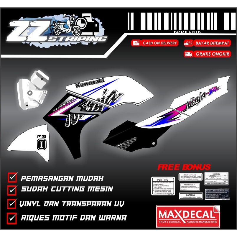 STRIPING MOTOR NINJA R CUSTOM
