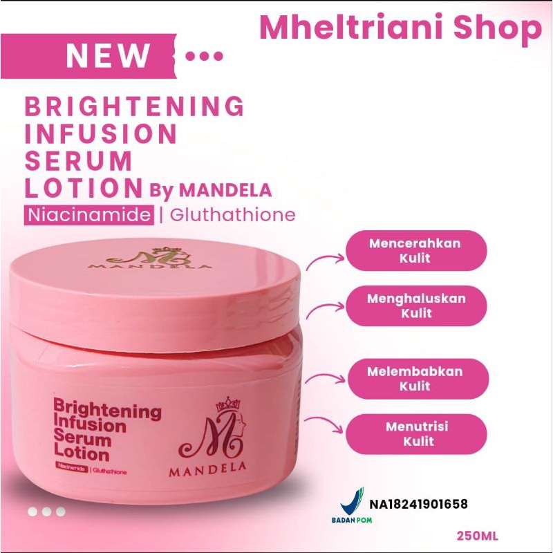BRIGHTENING INFUSION SERUM LOTION | BODY LOTION MBC MANDELA BEAUTY CARE