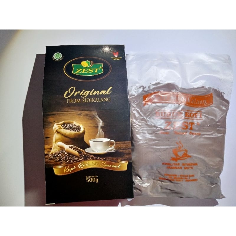 

Kopi Sidikalang Bubuk Halus Robusta Zest Coffee 500 gram