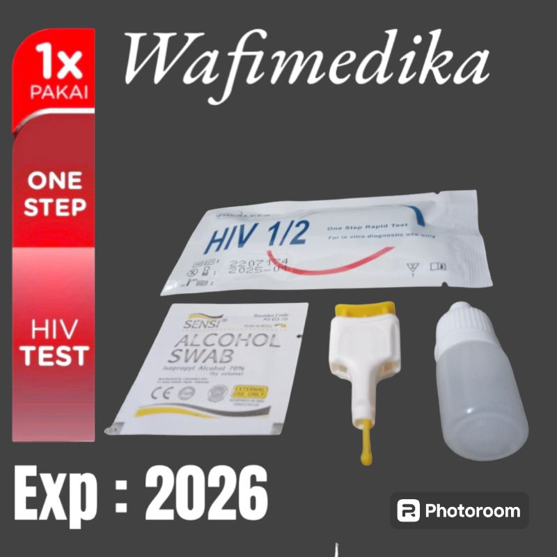 HIV Test kit 1/2  Mandiri satuan lengkap