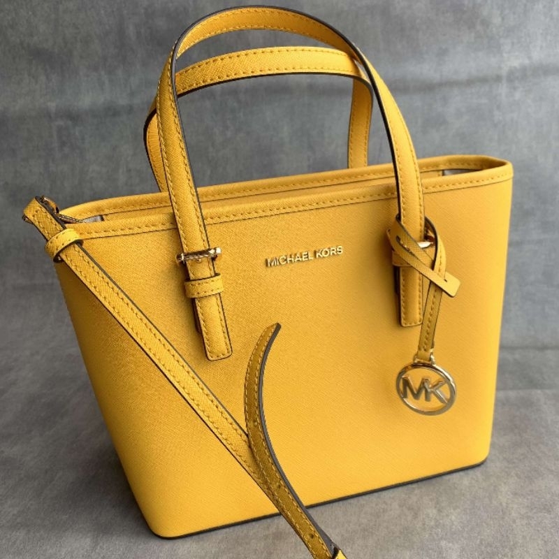 MK JET SET TRAVEL XS CARRYALL ZIP TOTE