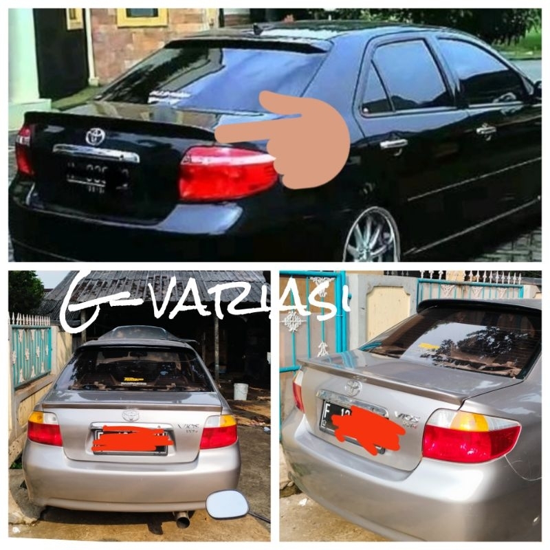 duktil spoiler bagasi vios gen1
