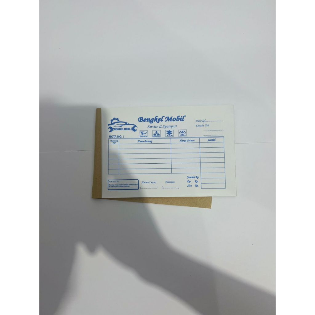 

NOTA SERVICE BENGKEL MOBIL